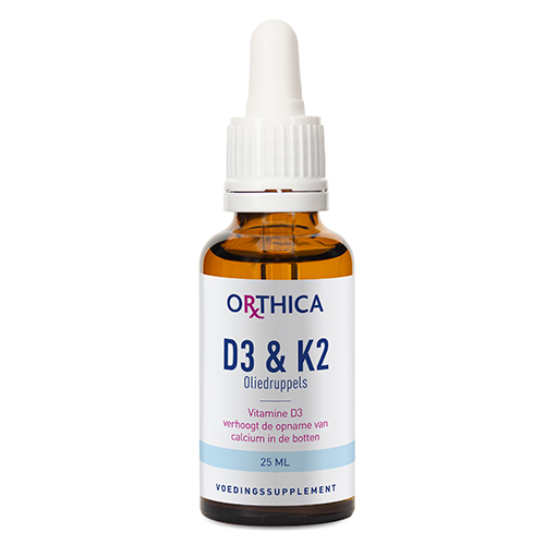 D3 & K2 Oliedruppels 25 ml Orthica AP