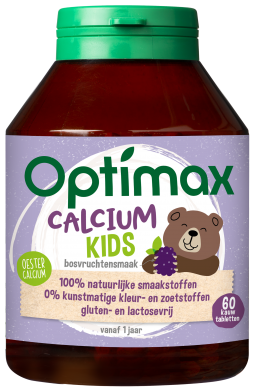 Kinder calcium 60 kauwtabletten Optimax