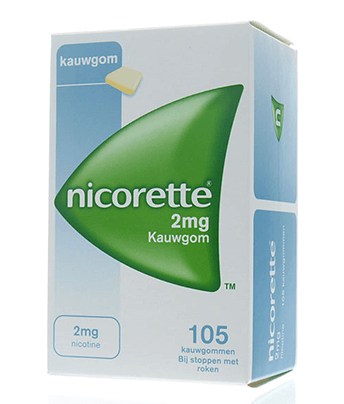 Nicorette kauwgom 2 mg clasic 105 stuks