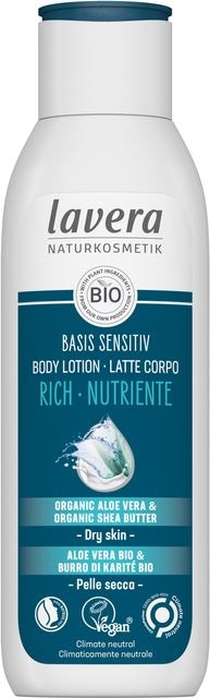 Basis Sensitiv bodylotion lait creme rich 250 ml Lavera
