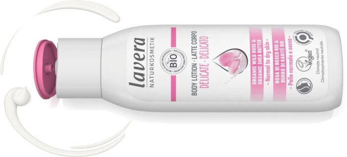 Bodylotion delicate/lait creme doux bio 200 ml Lavera