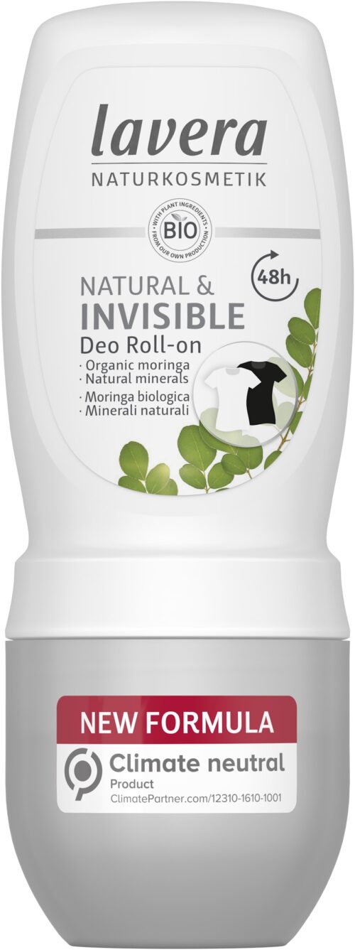Deodorant rollon natural & invisible bio 50 ml Lavera