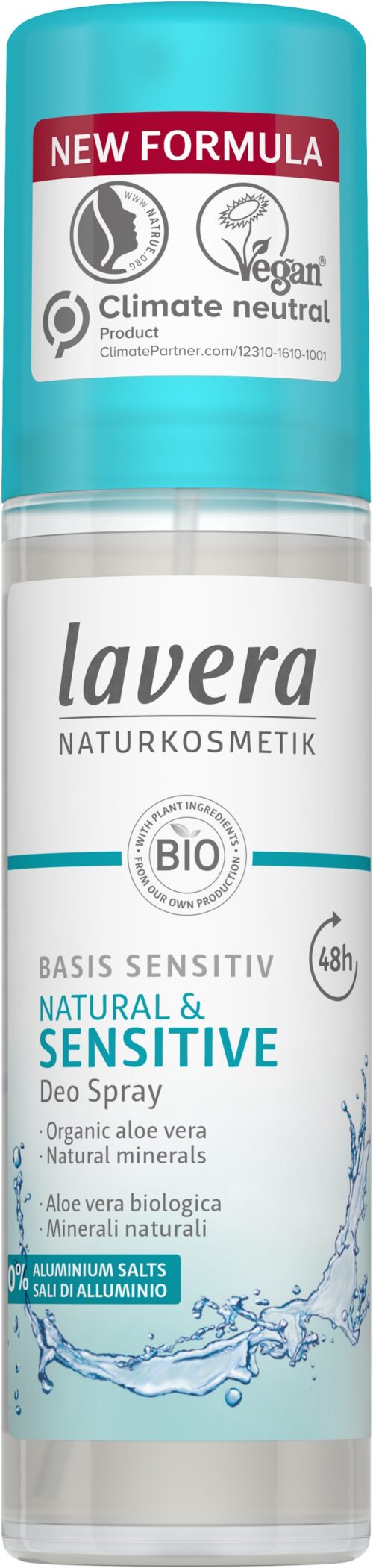 Deodorant spray basis sensitiv bio 75 ml Lavera