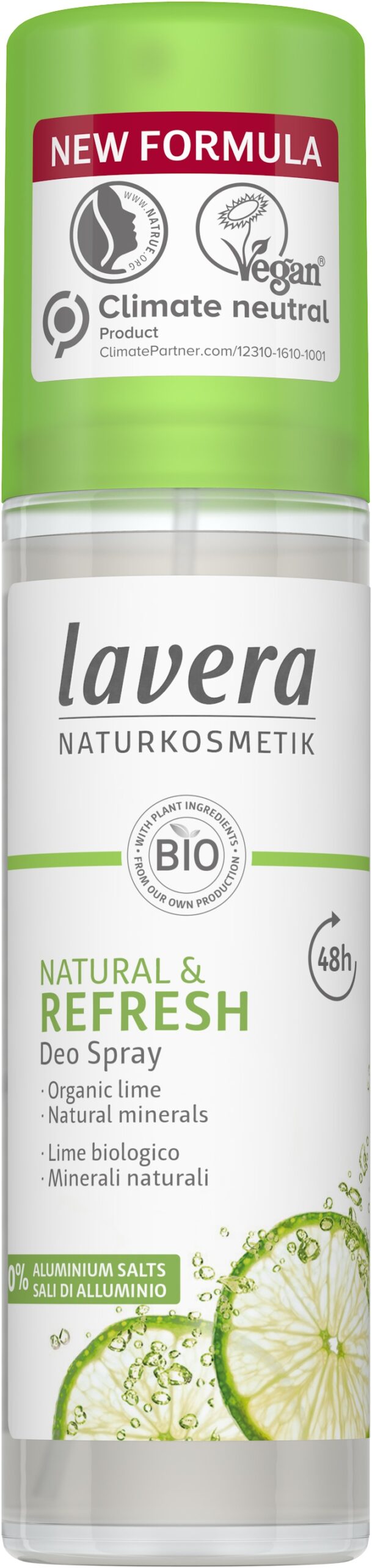 Deodorant spray natural & refresh bio 75 ml Lavera