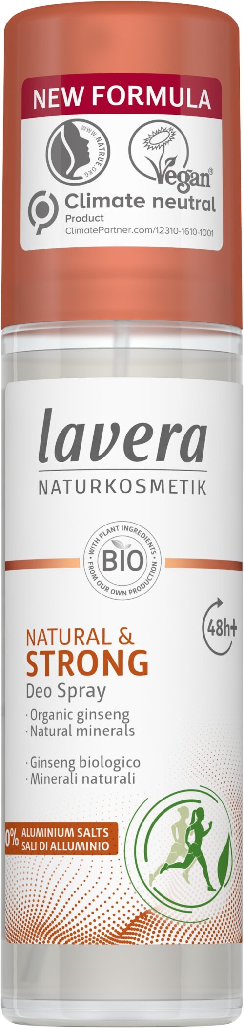 Deodorant spray natural & strong bio 75 ml Lavera