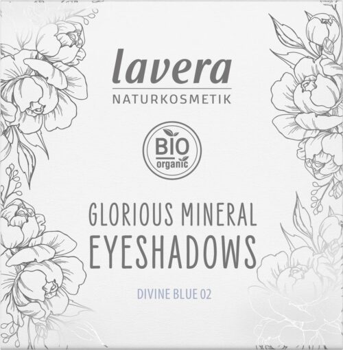 Glorious mineral eyeshadows divine blue 021stLavera