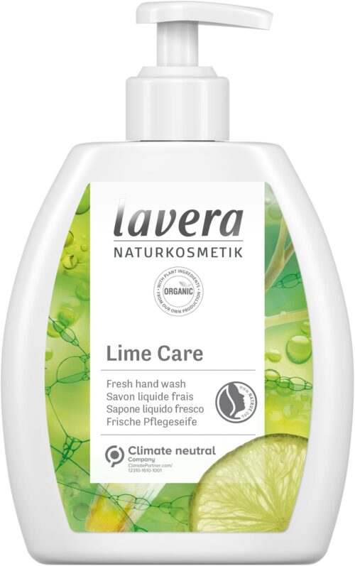 Handzeep/savon liquide lime care bio 250 ml Lavera