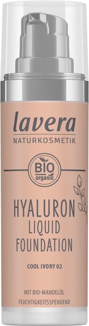 Hyaluron liquid foundation cool ivory 02 bio30 ml Lavera