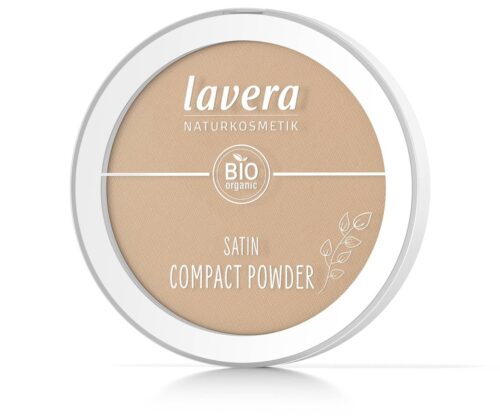 Satin compact powder tanned 03 9.5 gramLavera