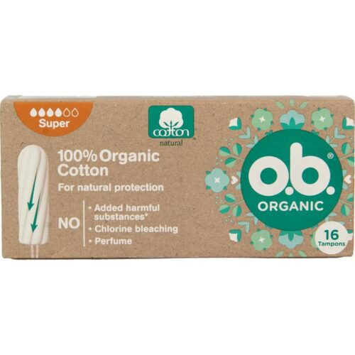 Tampons organic super 16 stuks OB