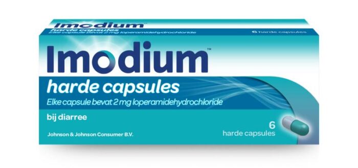Imodium anti diarree 2 mg 6 capsules