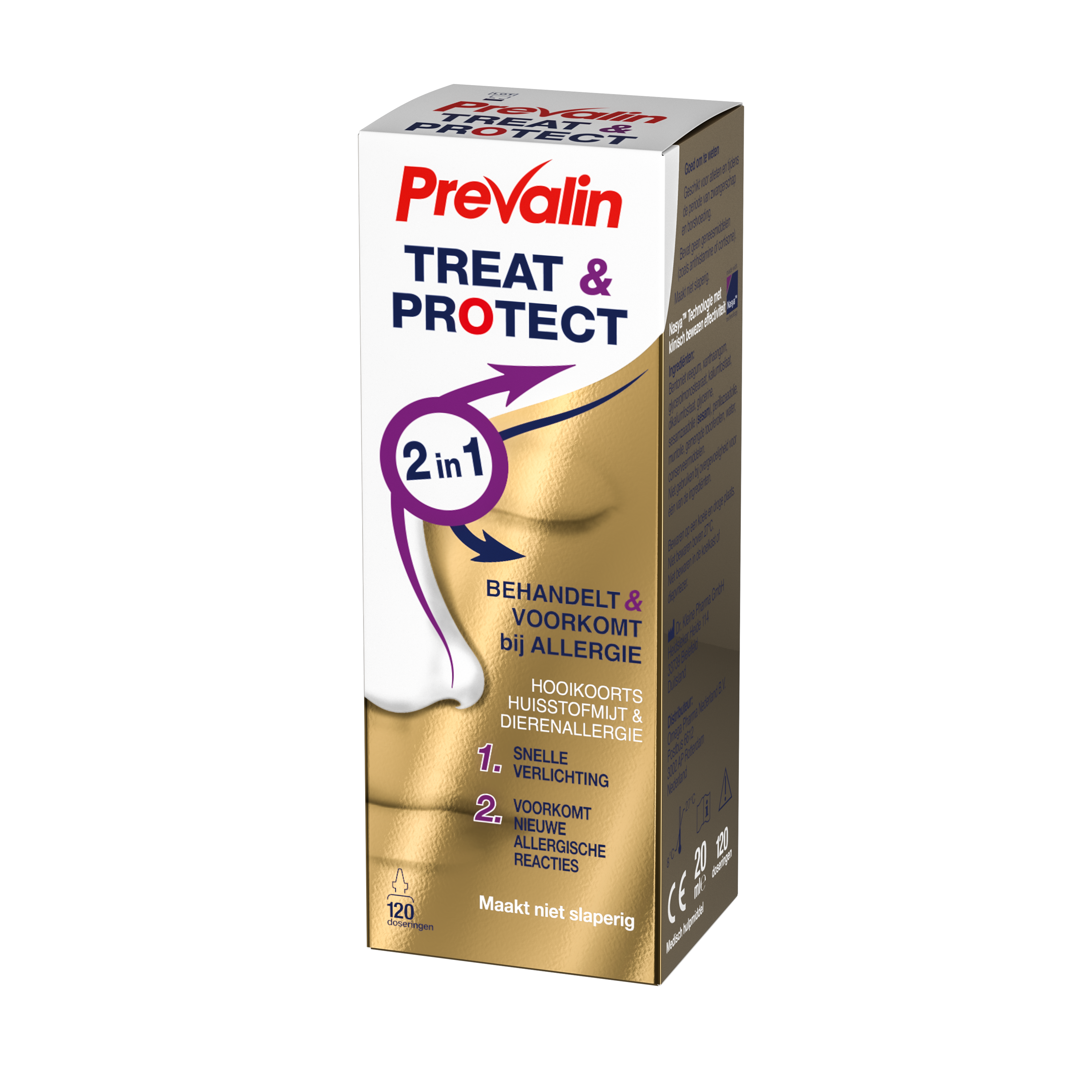 Prevalin Treat and protect neusspray 20 ml