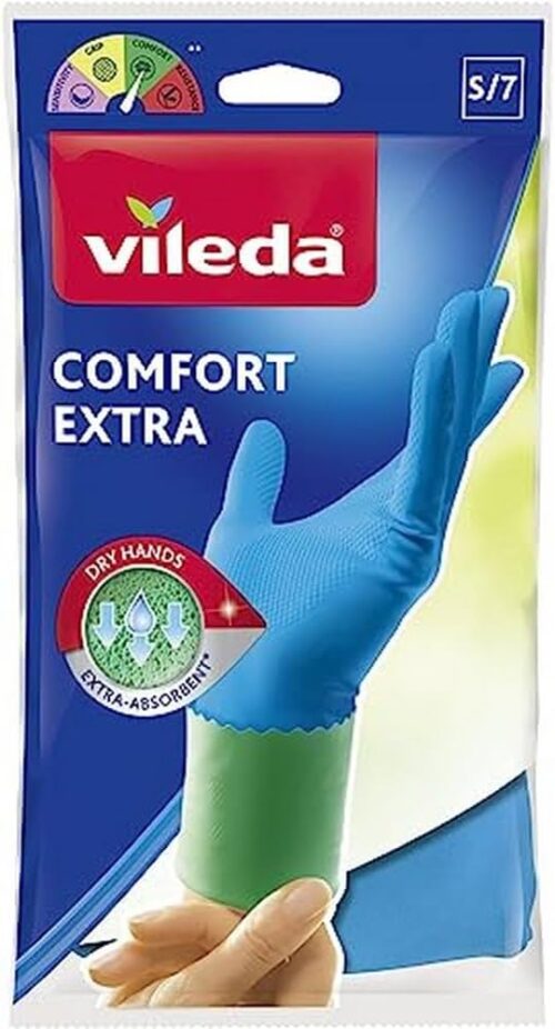 Huishoud handschoenen Comfort Extra small 1 paar Vileda