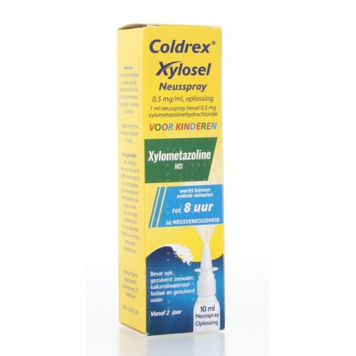 Neusspray xylometazoline 0.5mg/ml 10ml Coldrex