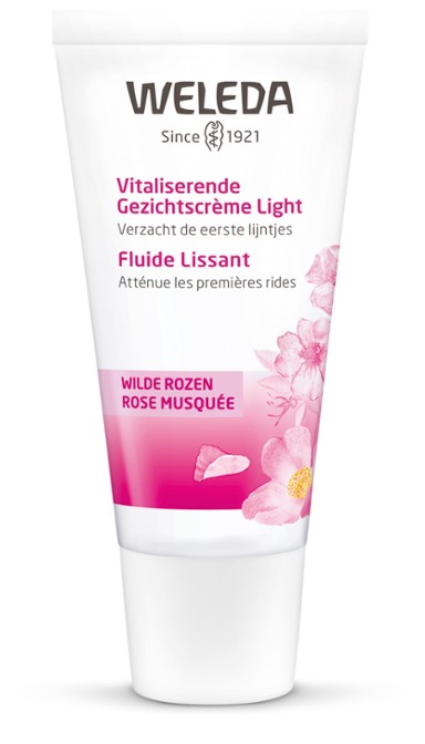 Wilde Rozen vitaliserende gezichtscreme light 30 ml Weleda
