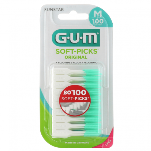 Soft picks original Medium 100 stuks GUM