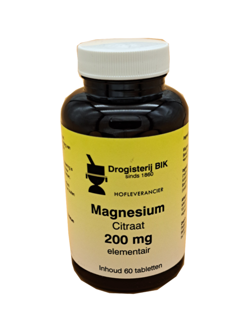 Magnesium 200 mg 60 tabletten Drog Bik