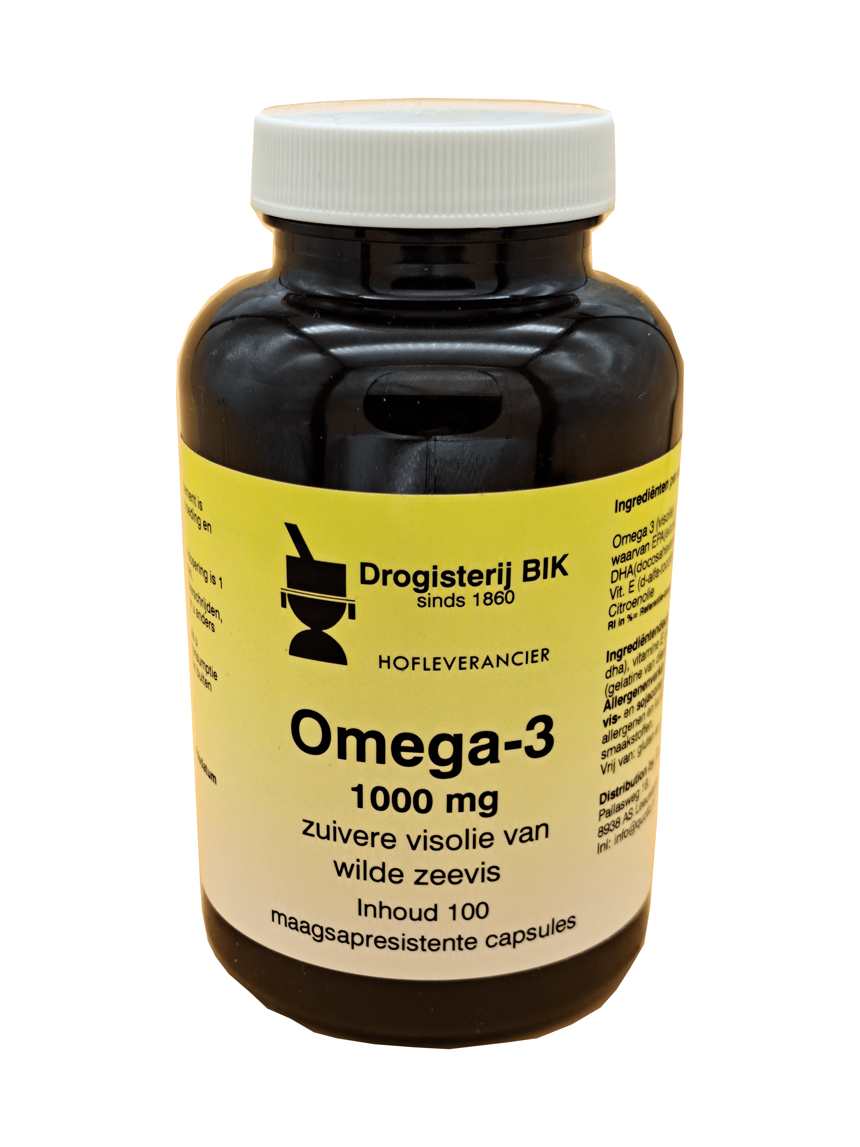 Omega 3 Visolie 1000mg 100 capsules (2pd) Drog Bik