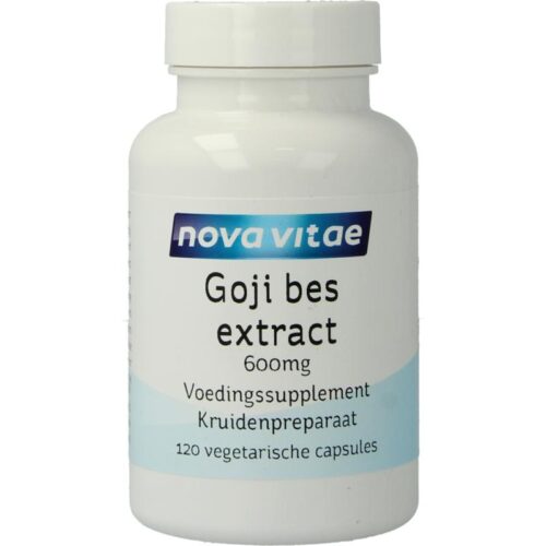 Goji bes extract 600 mg 120 stuks Nova Vitae