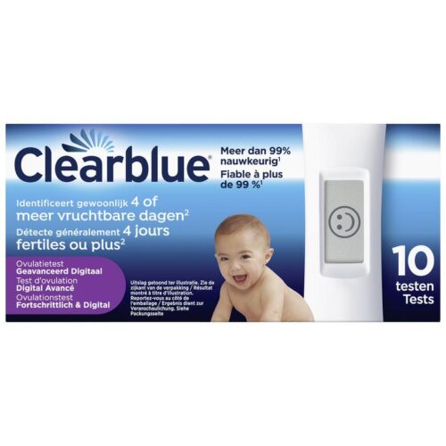 Ovulatietest 4 dagen 10 stuks Clearblue