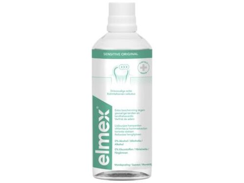Tandspoeling sensitive mondspoeling 400 ml Elmex