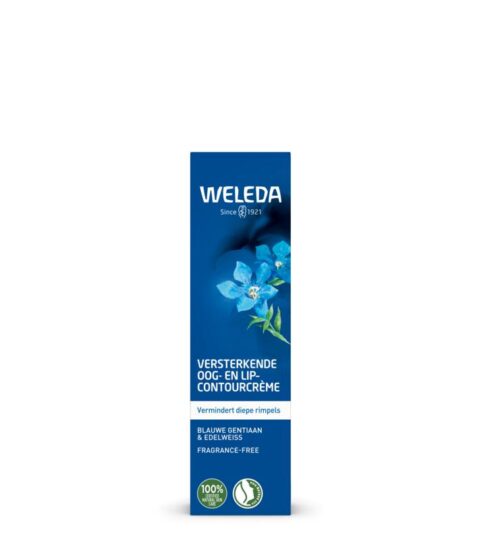 Blauwe gentaan & edelweiss oog en lipcontourcreme 10 ml Weleda