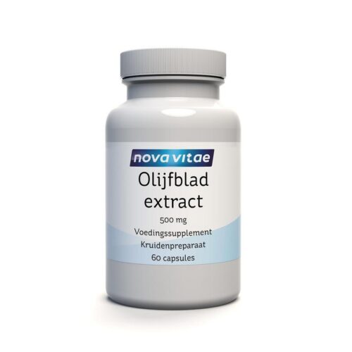 Olijfblad extract 500 mg 60 vegi-caps Nova Vitae