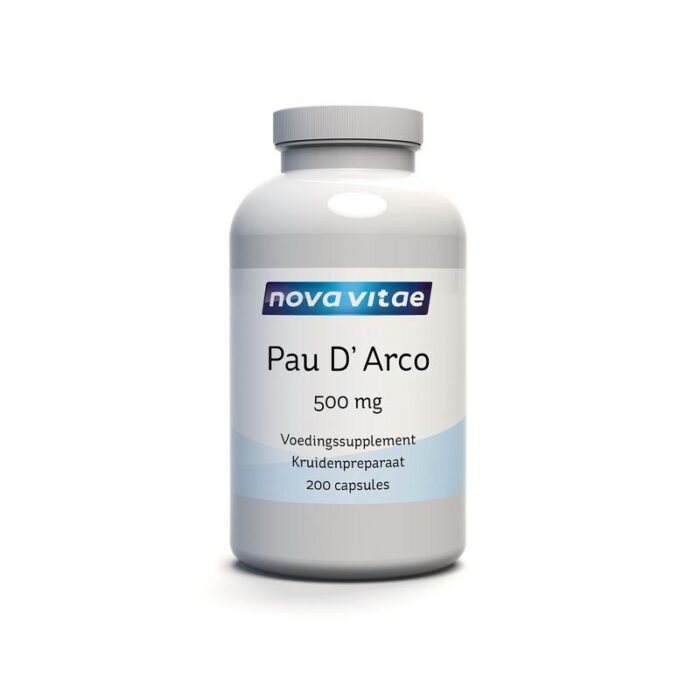 Pau d'arco 500mg extract 5:1 200 capsules Nova Vitae