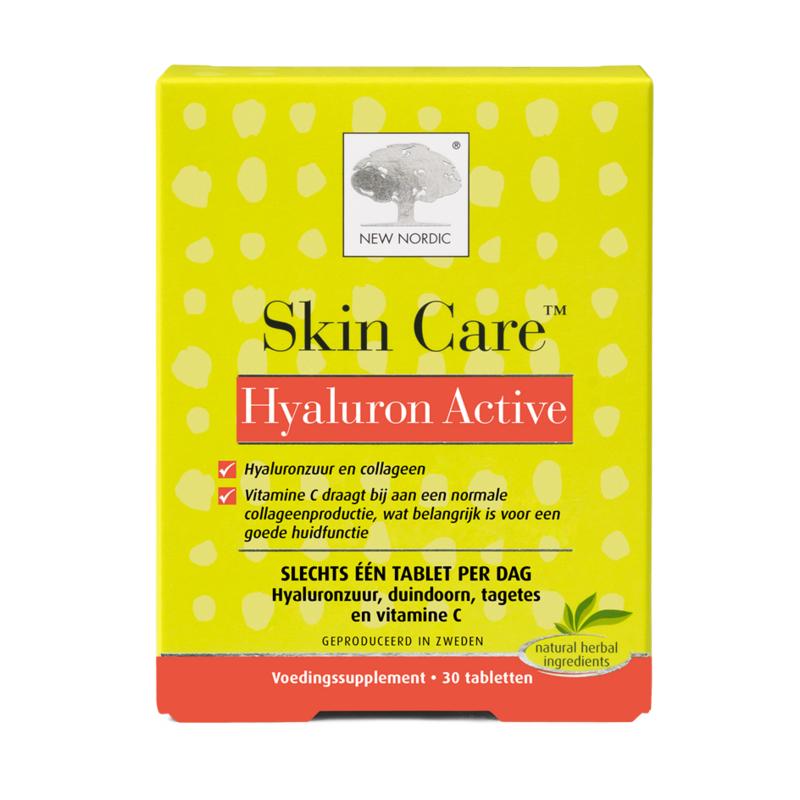 Skin care hyaluron active 30 tabletten New Nordic