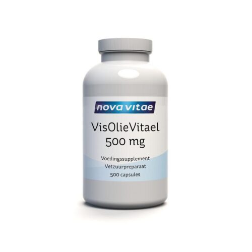 Visolie vitael 500mg (zalmolie) 500 capsules Nova Vitae