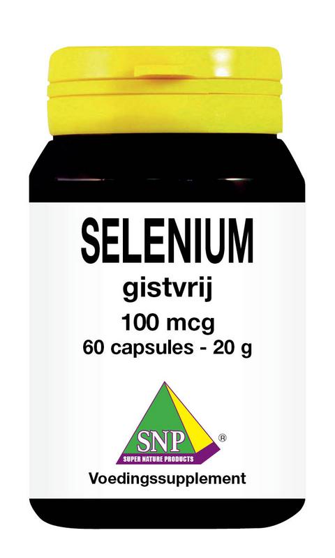 Selenium 100mcg gistvrij 60CAPS SNP