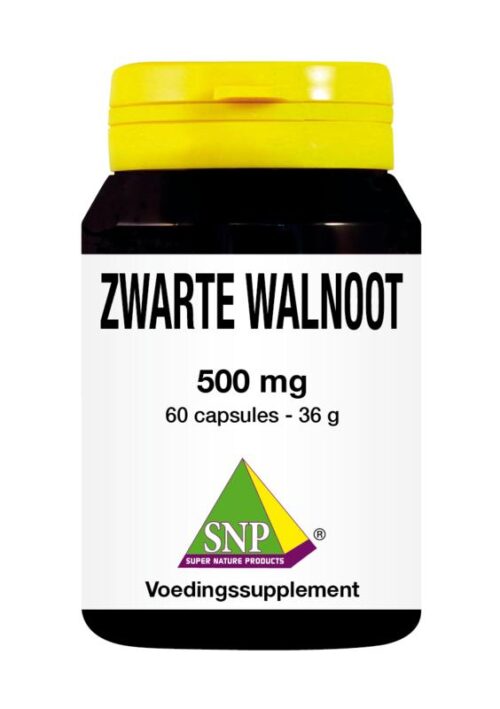 Zwarte walnoot 500 mg 60CAPS SNP