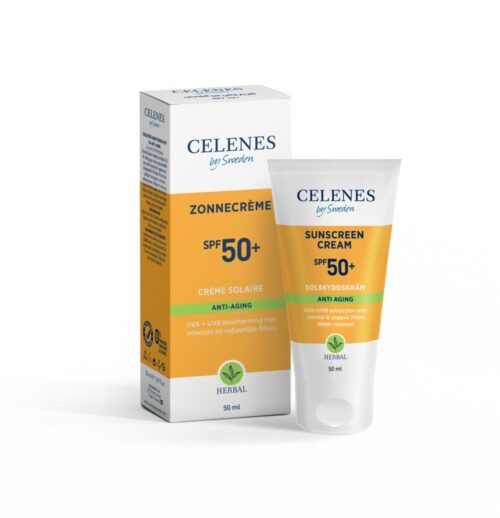 Herbal sunscreen cream anti-aging SPF50+ 50 ml Celenes