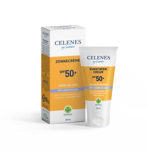 Herbal sunscreen sensitive/dry skin SPF50+ 50 ml Celenes