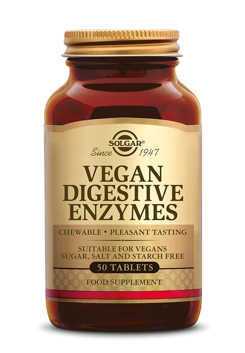 Vegan Digestive Enzymes 50 kauwtabletten Solgar