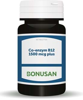 Co enzym B12 1500 mcg plus 90 tabletten Bonusan