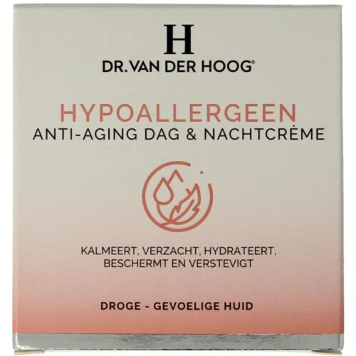 Dagcreme anti aging hypoallergeen 50 ml DR vd Hoog