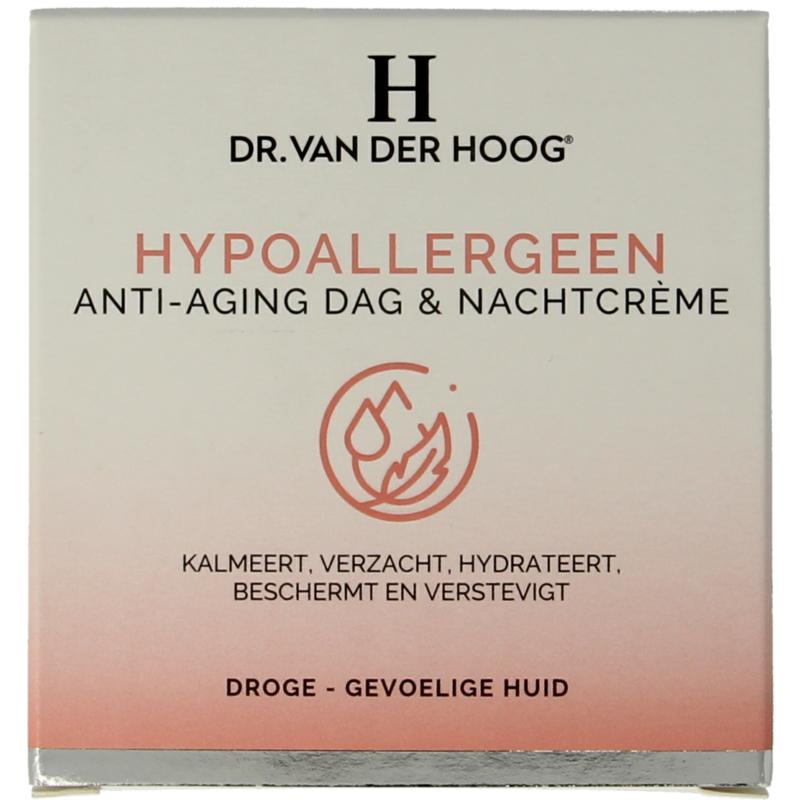 Dagcreme anti aging hypoallergeen 50 ml DR vd Hoog