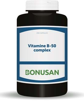 Vitamine B50 complex 200 capsules Bonusan