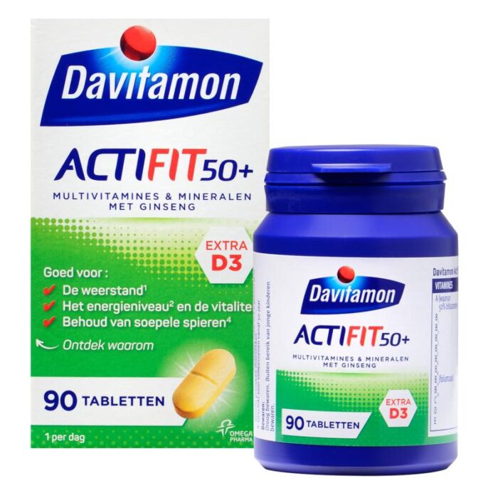 Actifit 50+ 90 tabletten Davitamon