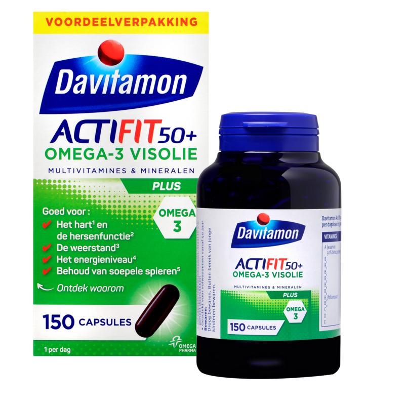 Actifit 50+ omega 3 150 capules Davitamon