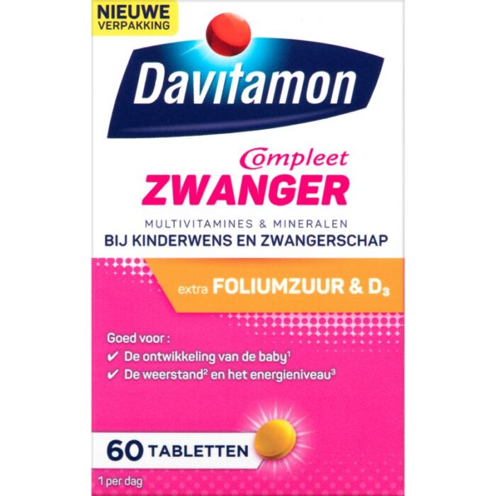 Compleet Zwanger 60 tabletten Davitamon