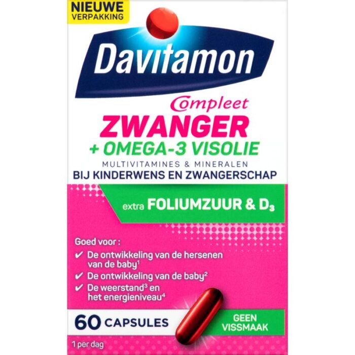 Compleet Zwanger plus visolie 60 capules Davitamon