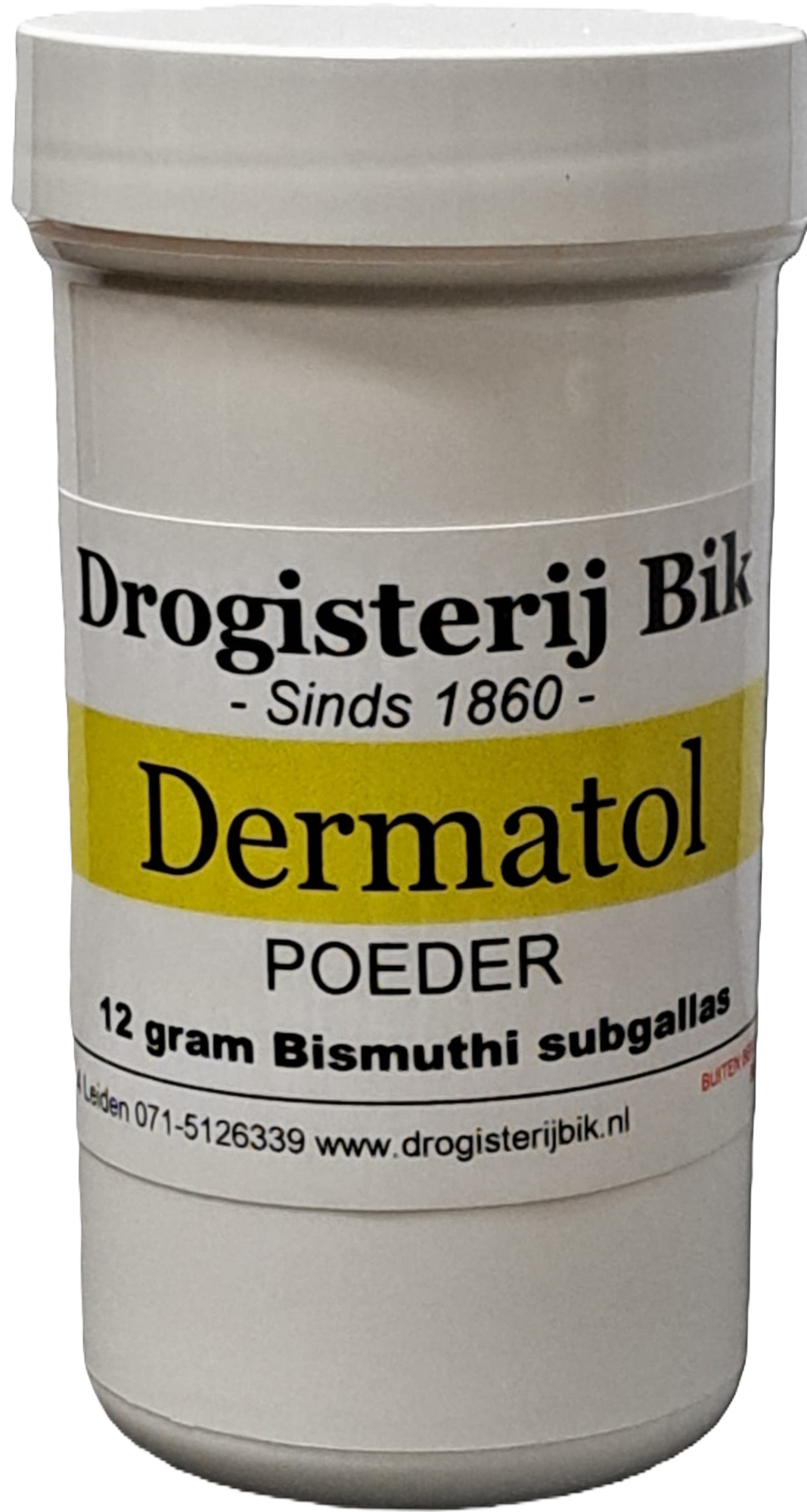 Dermatol / Dutimon poeder 12 gram strooibus Bik-Bik