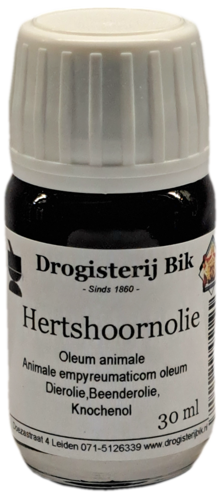 Hertshoornolie Onverdund, 30 ml ALLEEN WEBSHOP