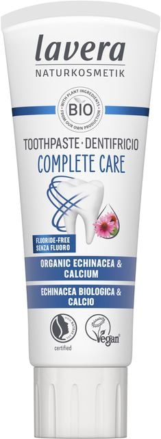 Tandpasta complete care fluoridevrij bio 75 ml Lavera