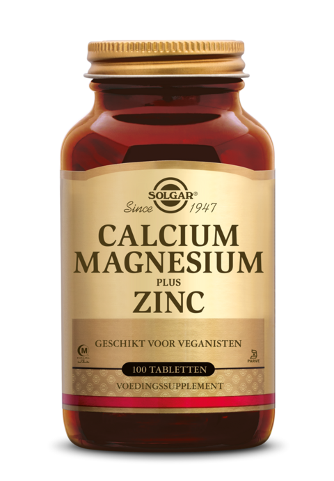 Calcium Magnesium plus Zinc 250 tabletten Solgar