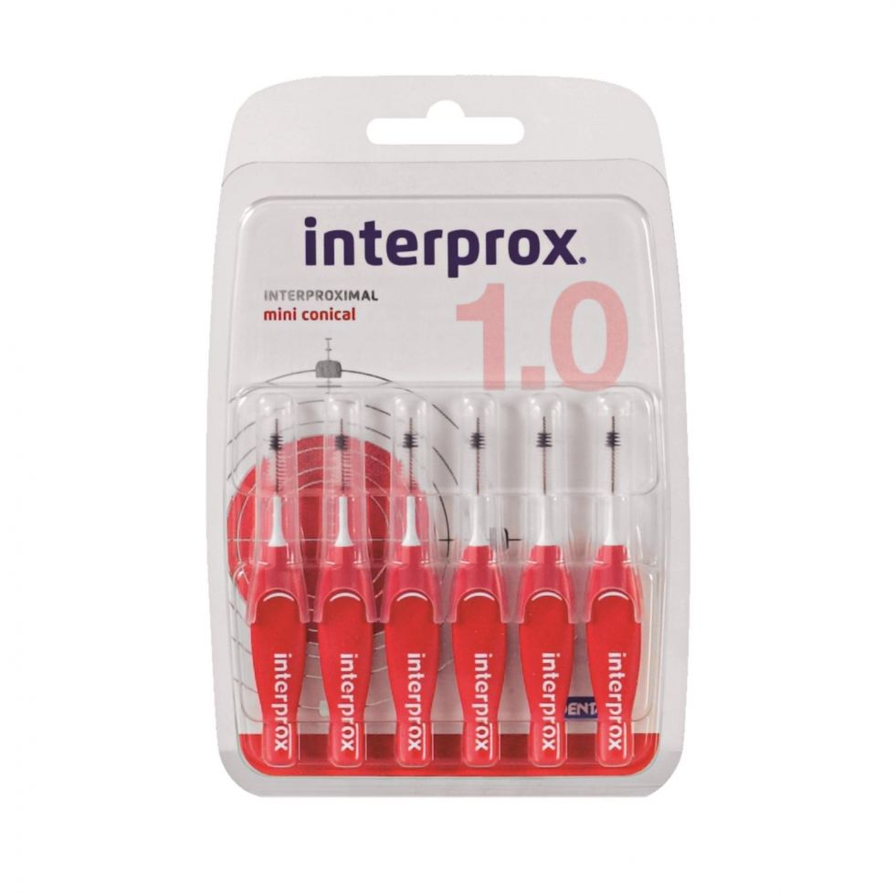 Interprox Premium Mini conical 2-4 mm (rood) 6 stuks