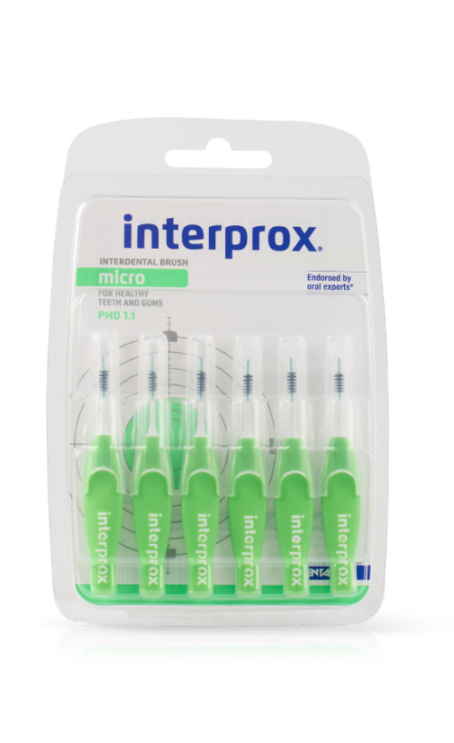 Interprox Premium micro 2.4 mm 6 stuks (groen)