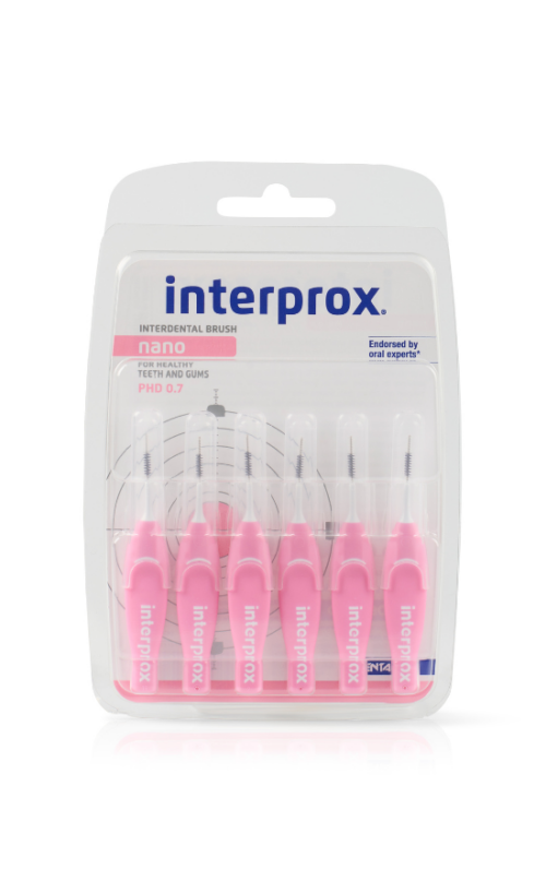 Interprox Premium nano 1,9mm 6 stuks (roze)